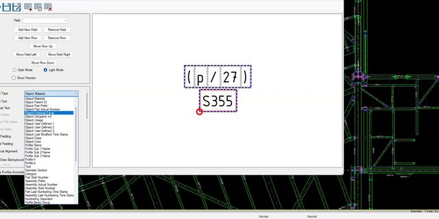 The annotation editor — profile and grade in the mark